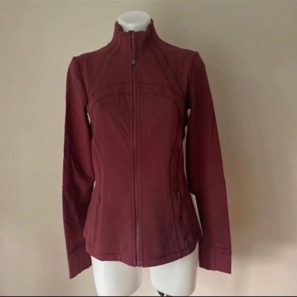 (NWT) Lululemon Define Jacket Luon in Red Merlot - Picture 6 of 9